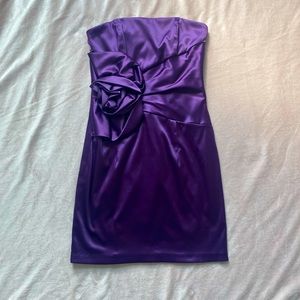 Purple Jessica McClintock Mini Dress